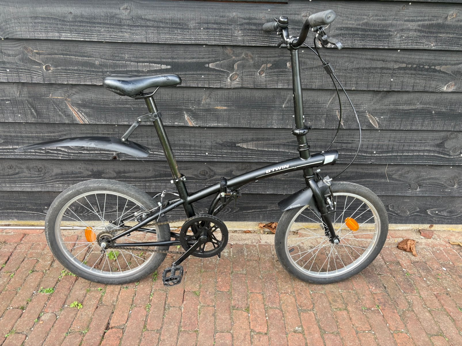 BTWIN vouwfiets Decathlon zwart, 20 inch of meer, Gebruikt, Totaal opvouwbaar, Ophalen