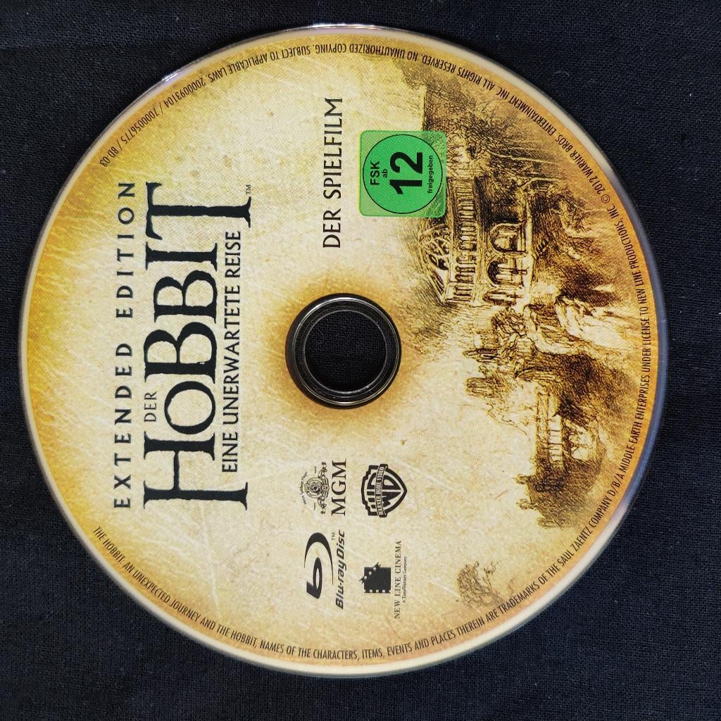 The Hobbit - An Unexpected Journey Extended | 1x blu-ray, Cd's en Dvd's, Blu-ray, Zo goed als nieuw, Science Fiction en Fantasy