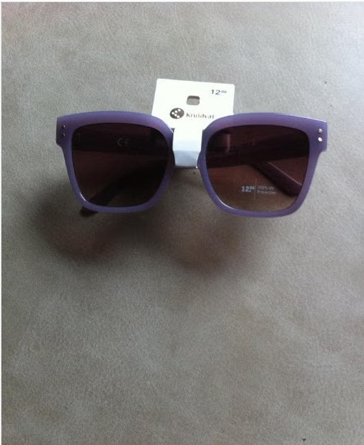 Dames zonnebril paars 100% UV protection, Overige merken, Zonnebril, Paars, Ophalen of Verzenden