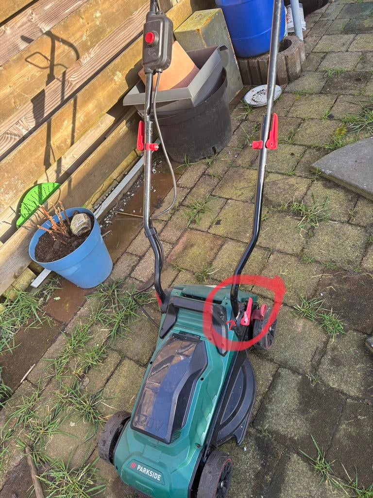 Parkside Grasmaaier, Tuin en Terras, Ophalen, Zo goed als nieuw