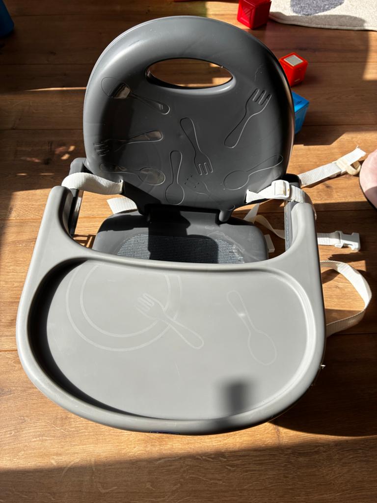 Foldable high chair for the table - Safe & Portable, Ophalen of Verzenden, Gebruikt, Inklapstoel, Aanschuifbaar