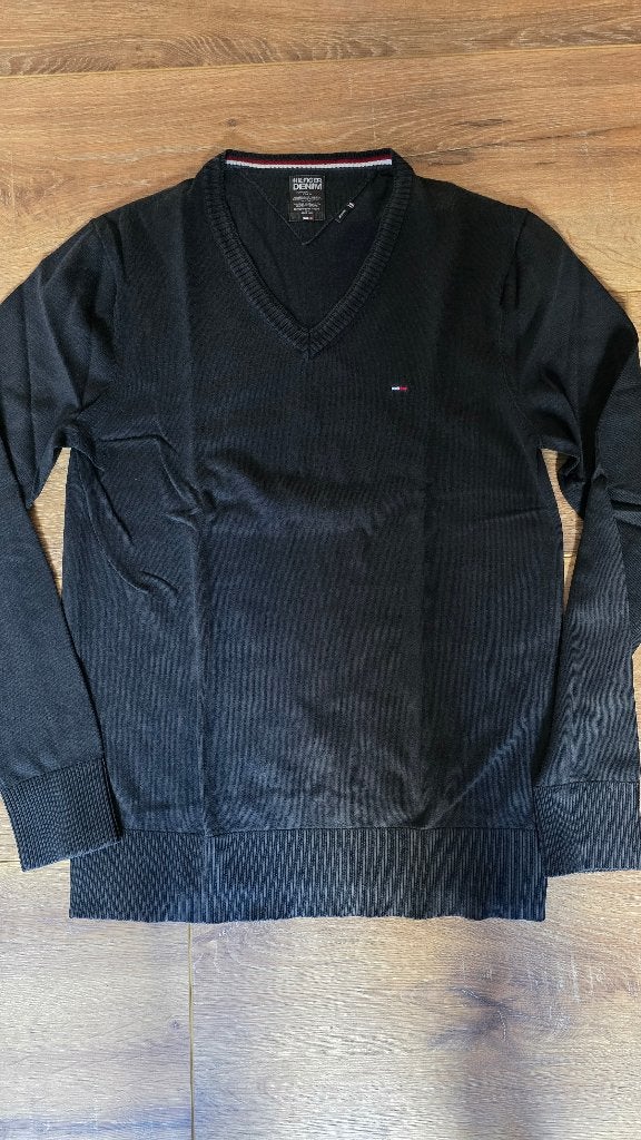 Zwarte trui van Tommy Hilfiger maat M, Kleding | Heren, Truien en Vesten, Maat 48/50 (M), Zwart, Tommy Hilfiger, Ophalen of Verzenden