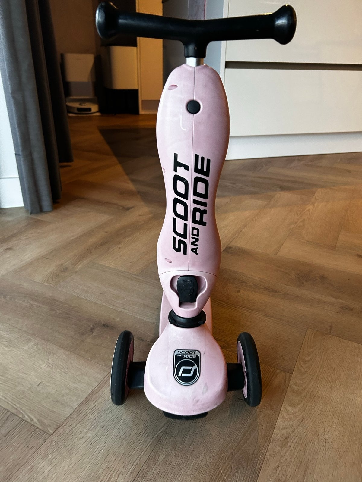 Scoot and Ride Highwaykick 1 - Roze (2-in-1 step/loopfiets), Ophalen, Gebruikt, Gewone step