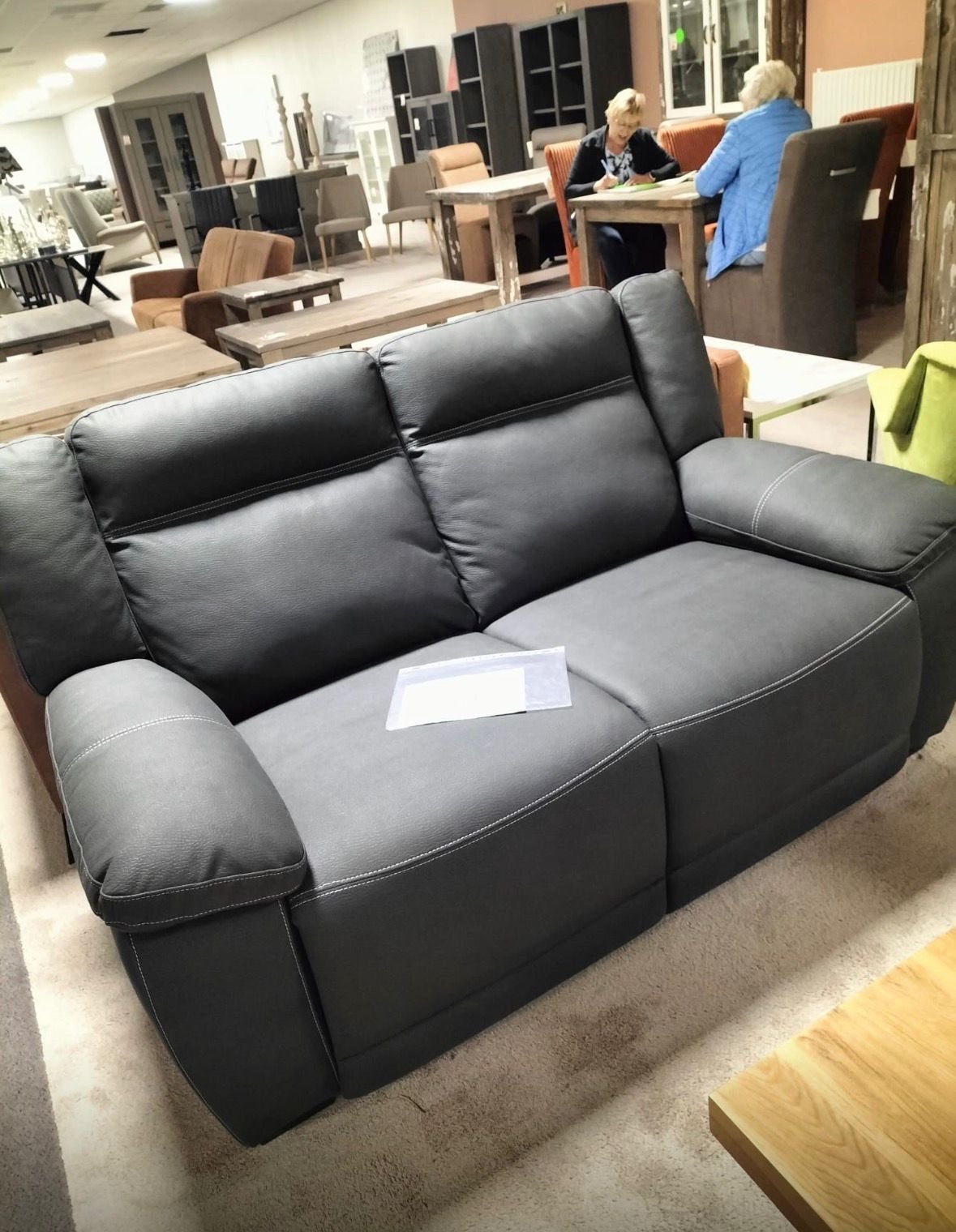 Comfortabele 2x2-zitsbank, Ophalen, 150 tot 200 cm, Tweepersoons, Zo goed als nieuw