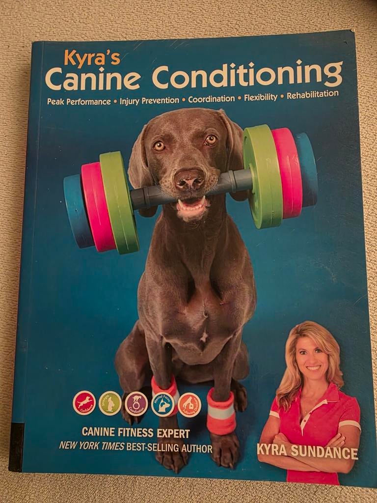 Boek: Kyra's Canine Conditioning - Kyra Sundance, Ophalen of Verzenden, Zo goed als nieuw, Honden