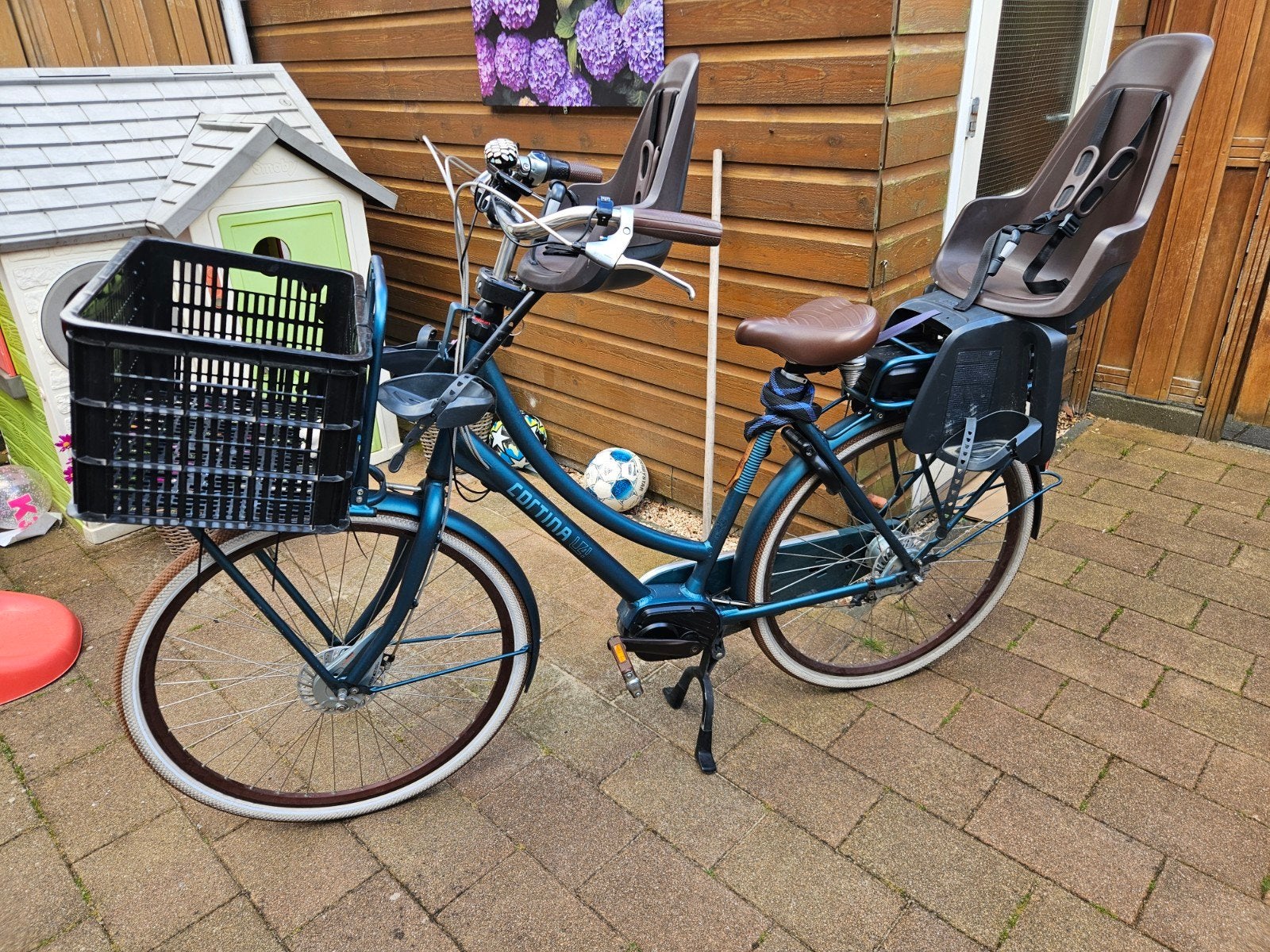 Cortina elektrische fiets, Fietsen en Brommers, Fietsen | Dames | Damesfietsen, 56 cm of meer, Ophalen, Gebruikt, Overige merken