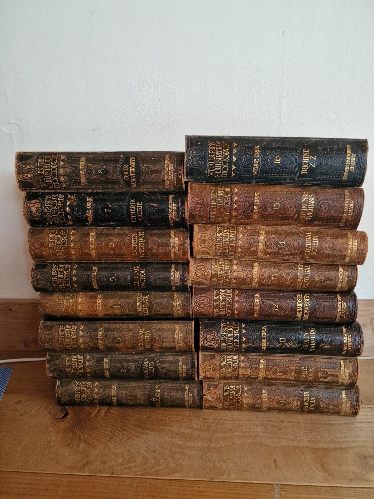Winkler Prins. 1917. vierde druk, Boeken, Encyclopedieën, Ophalen, Gelezen, Algemeen