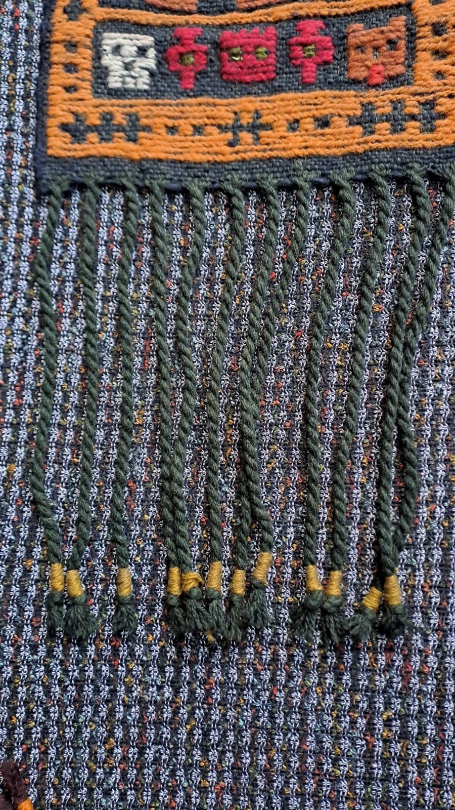 Prachtig vintage pools kelim wandkleed, handgeweven, Ophalen of Verzenden