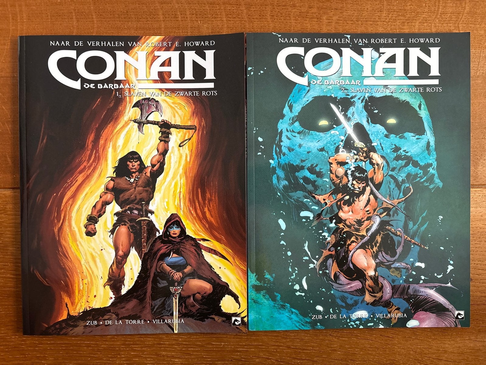 Conan de Barbaar: Het Zwarte Rots (deel 1 & 2), Complete serie of reeks, Ophalen of Verzenden, Nieuw