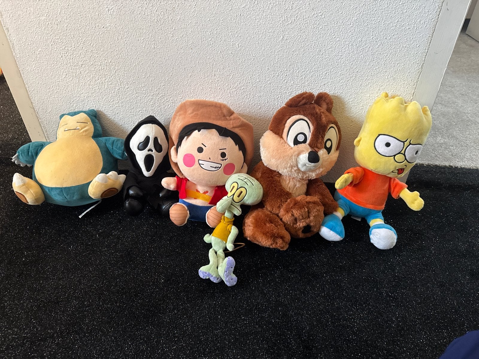 Diverse Knuffels: Pokémon, Scream, One Piece, Knabbel, Bart, Gebruikt, Overige merken, Overige typen, Ophalen of Verzenden