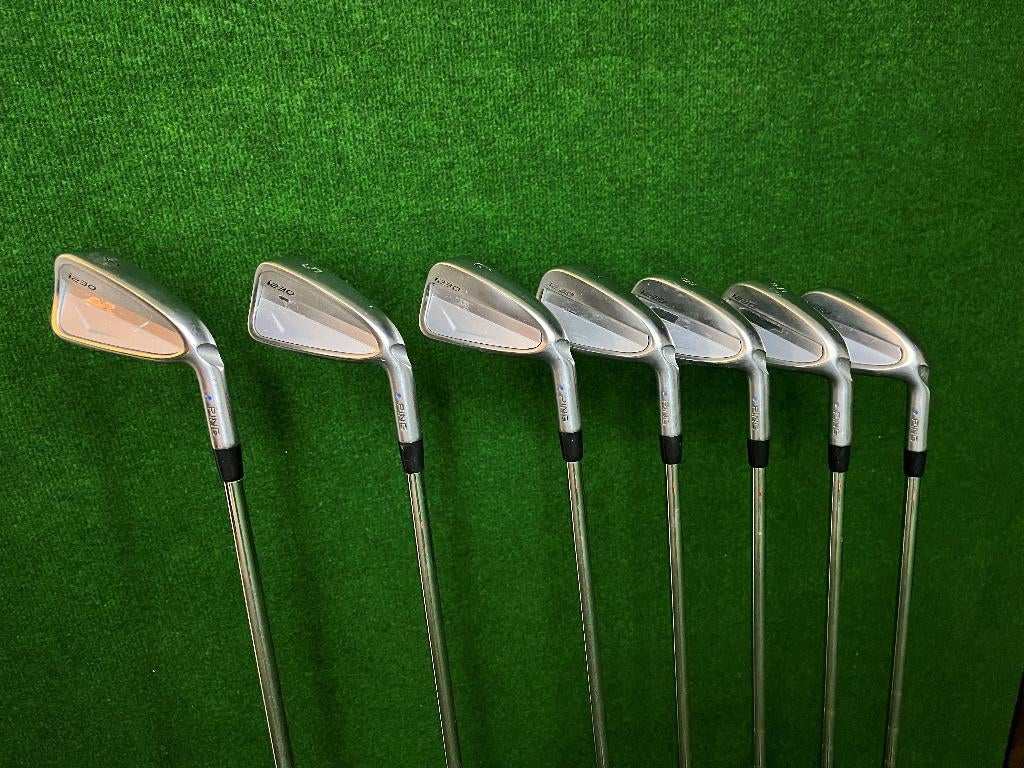Ping i230 ijzer set 4-PW staal stiff shaft, Ophalen of Verzenden, Gebruikt, Set, Ping