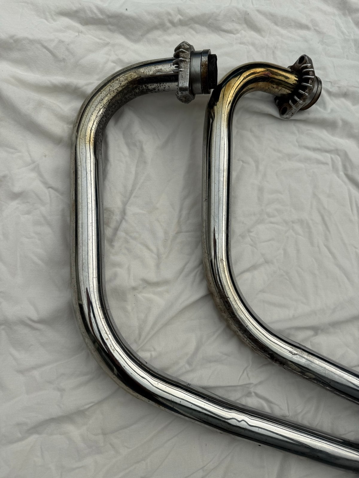 Uitlaatbochten Yamaha XS650 Type 1 of 2, Ophalen of Verzenden, Gebruikt