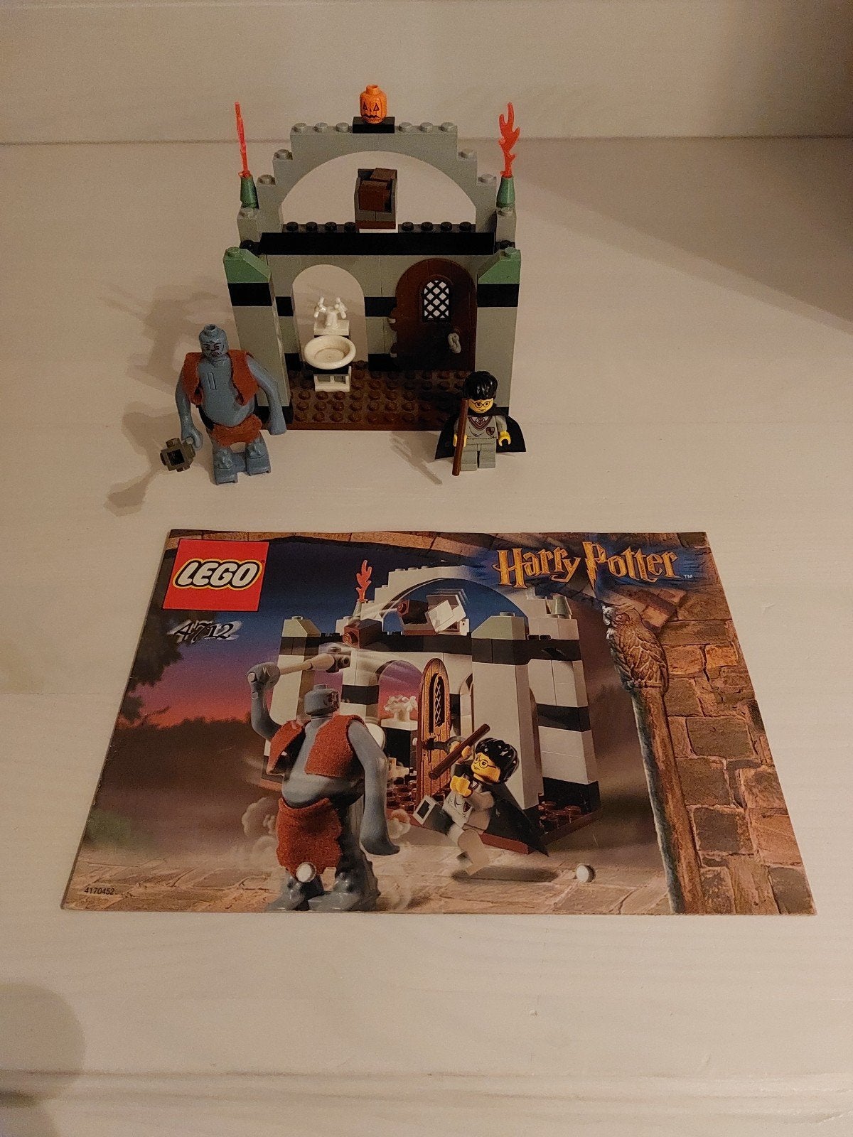 Lego Harry Potter 4712 Troll op vrije voeten, Lego, Harry Potter, Ophalen of Verzenden, Zo goed als nieuw