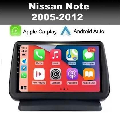 Nissan Note 2005-2012 navigatie android 14 apple carplay dab, Auto diversen, Autoradio's, Nieuw, Ophalen of Verzenden
