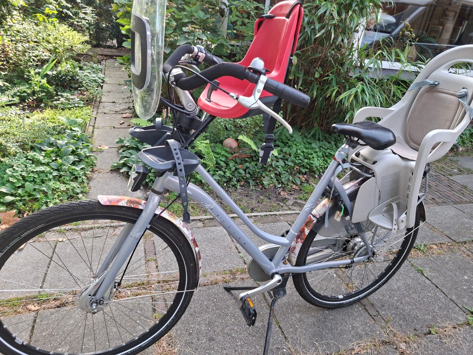 Cortina fiets met kinderzitjes, Overige merken, Versnellingen, Ophalen of Verzenden, Trommelrem
