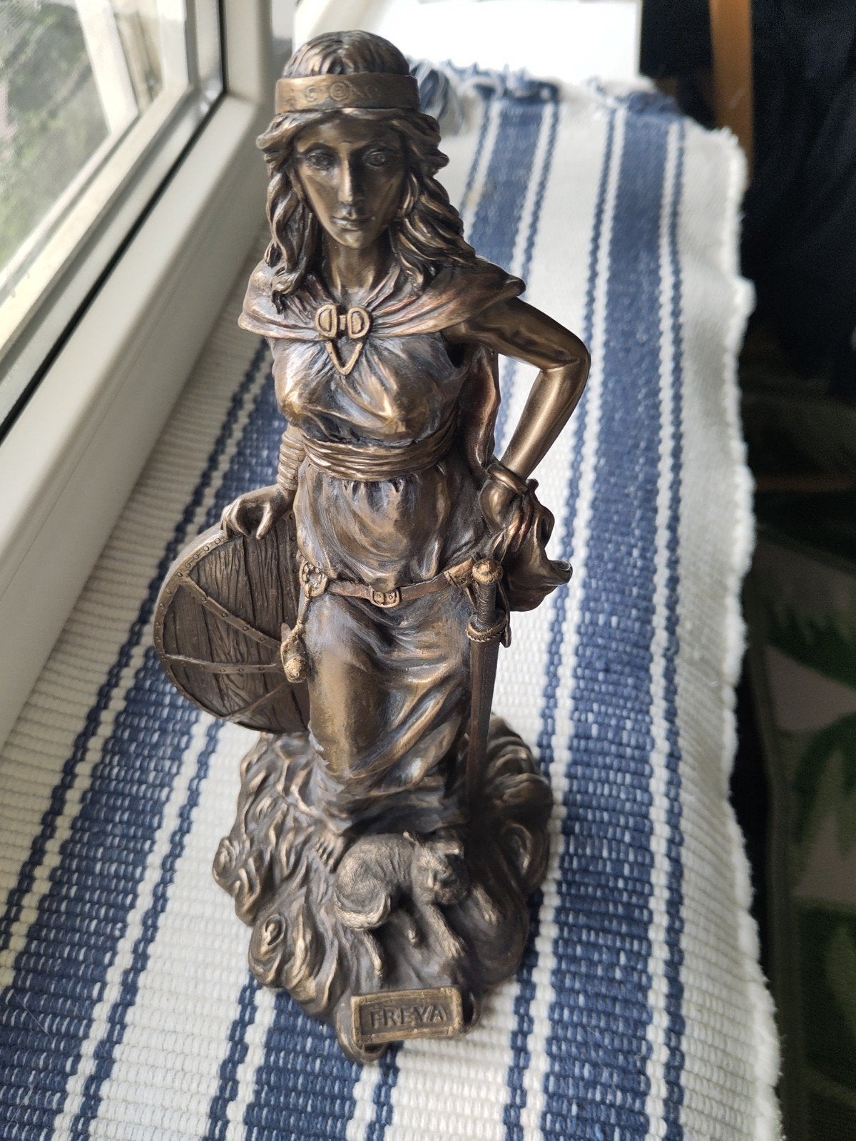 Godinnen beeld Freya - Bronze, Ophalen, 20 - 50 cm, Overige materialen, Beeld