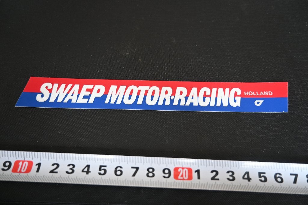 sticker SWAEP MOTOR RACING  Holland, Ophalen of Verzenden, Zo goed als nieuw