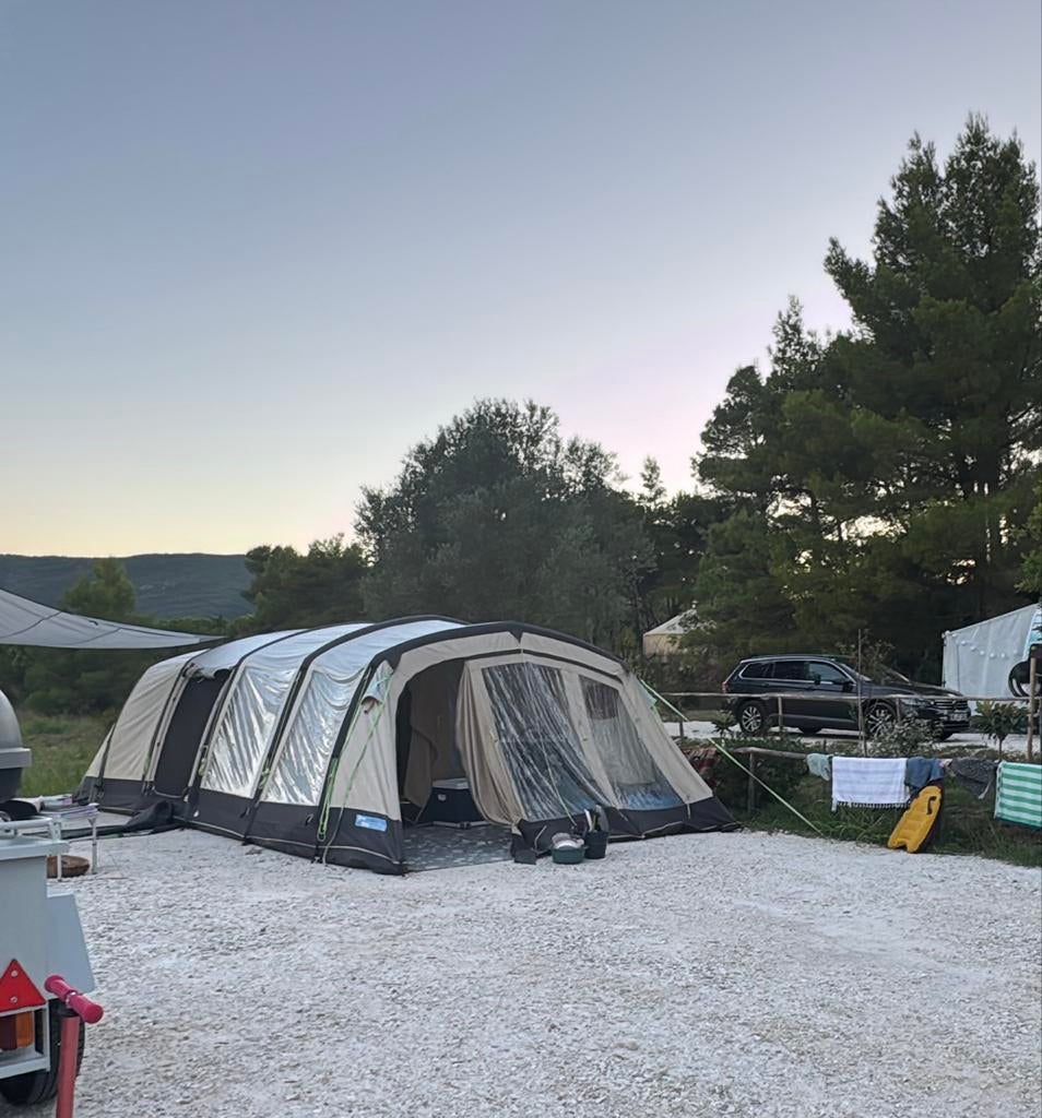 Kampa Croyde 6 Classic Air - Ruime 6p familietent airtent, Caravans en Kamperen, Ophalen, Gebruikt, Tot en met 6