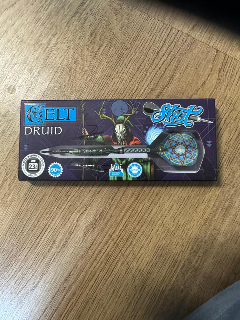 Nieuwe Shot Darts Celt Druid 23g - ongebruikt, Shot, ., Nieuw, Ophalen of Verzenden