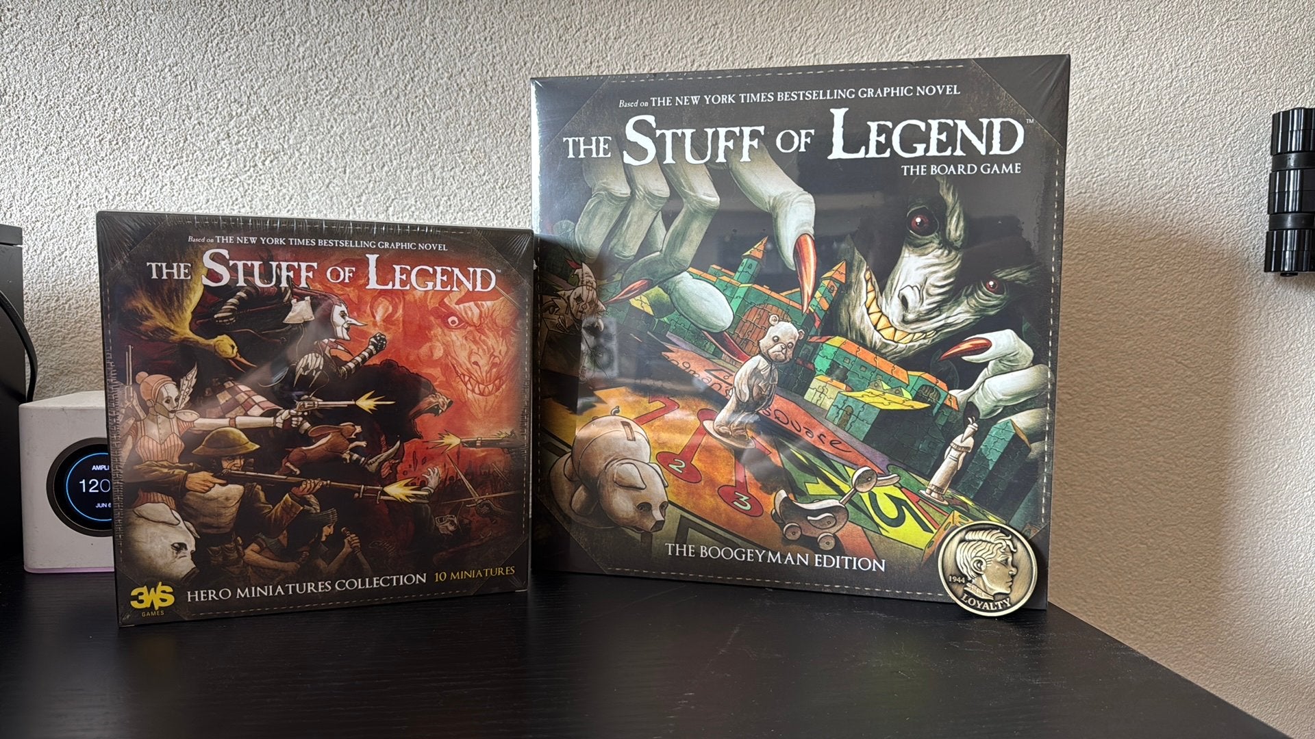 The stuff of legend boogeyman editie met ministuren en coin, Hobby en Vrije tijd, Gezelschapsspellen | Bordspellen, Vijf spelers of meer