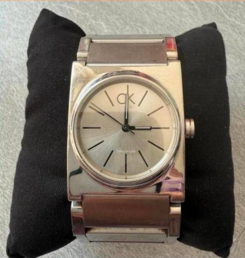 Prachtige Original CALVIN KLEIN Stainless Steel Horloge, Sieraden, Tassen en Uiterlijk, Horloges | Dames, Ophalen of Verzenden