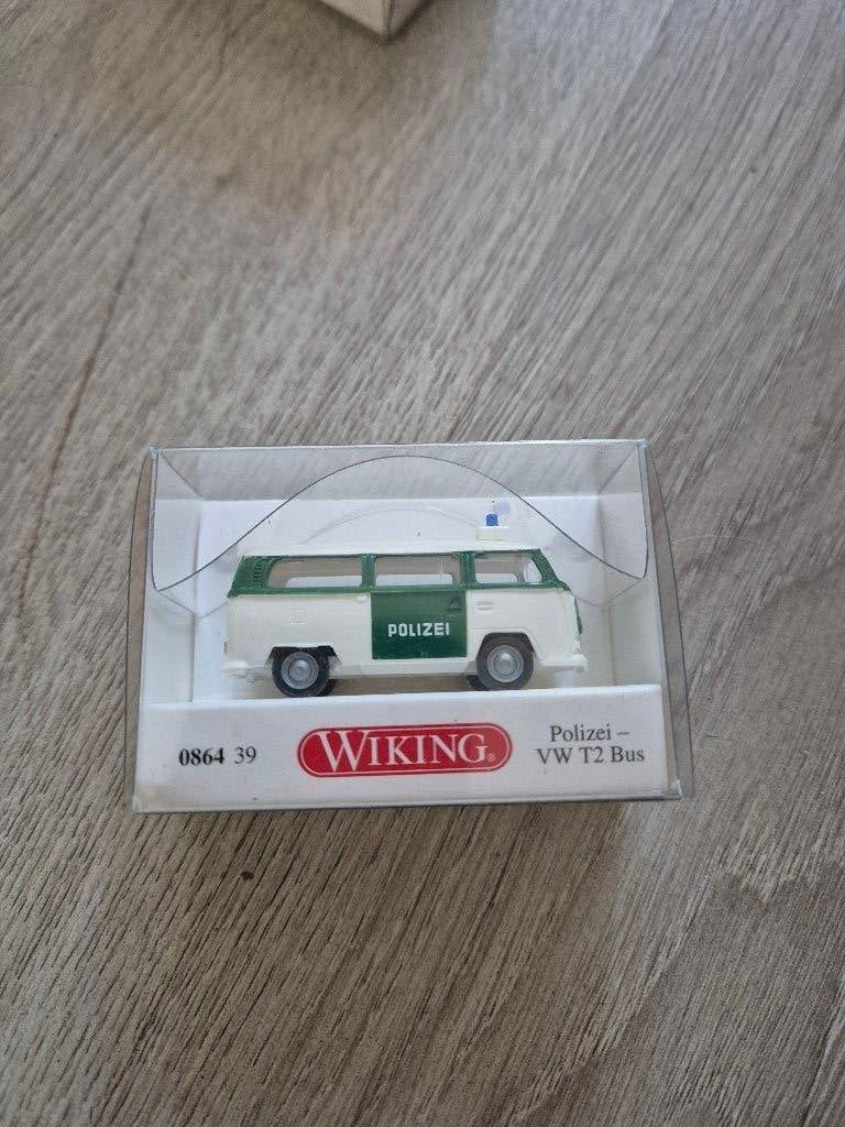 wiking 086439 vw volkswagen t2 polizei bus, Ophalen of Verzenden, Nieuw, Auto, Wiking