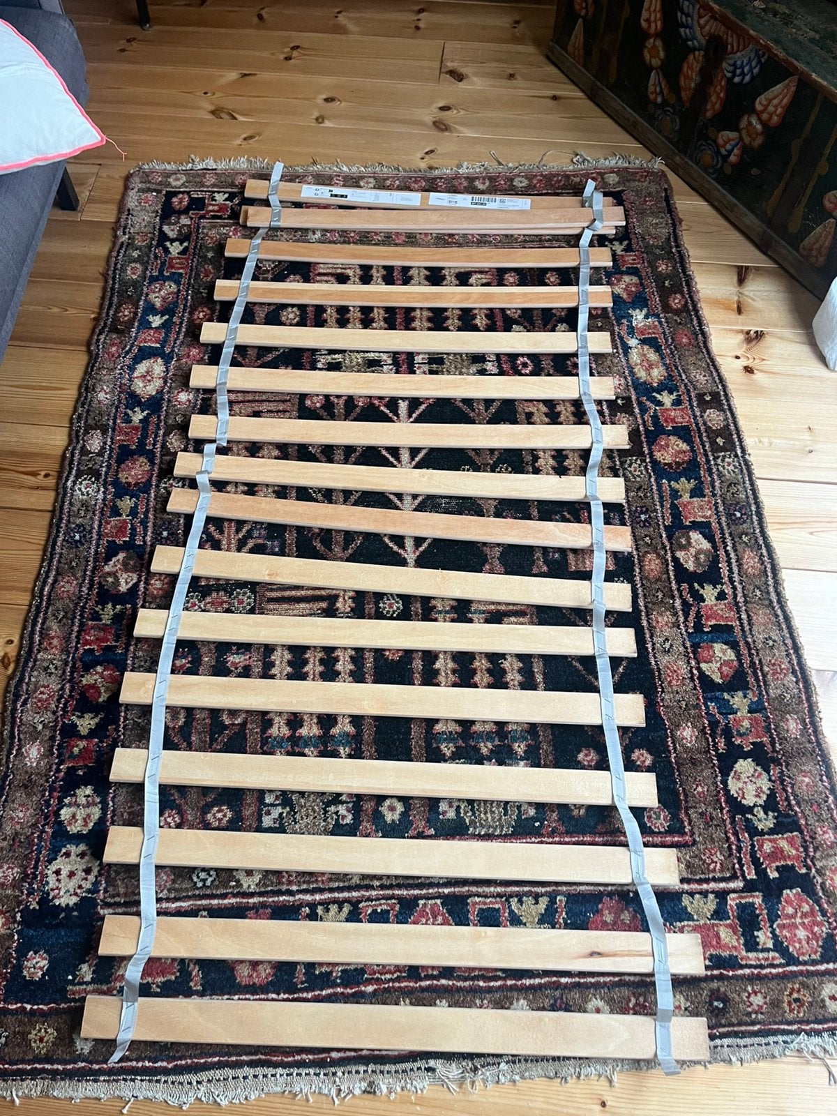 IKEA LURÖY lattenbodem 2x 90 cm, Ophalen, Zo goed als nieuw, 75 m² of meer, Laminaat