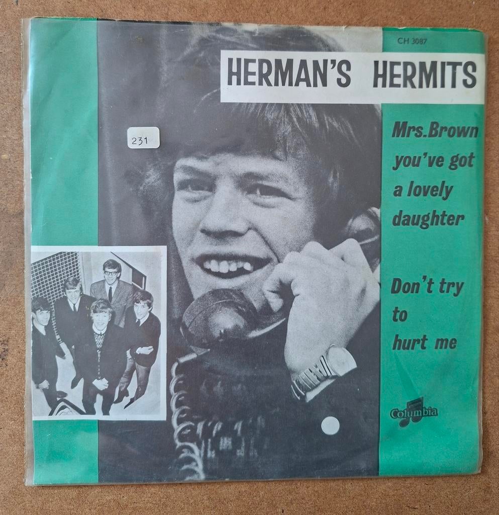 Herman's Hermits -Mrs. Brown you got a lovely daughter -TOP, Cd's en Dvd's, Vinyl Singles, Gebruikt, 7 inch, Single, Ophalen of Verzenden
