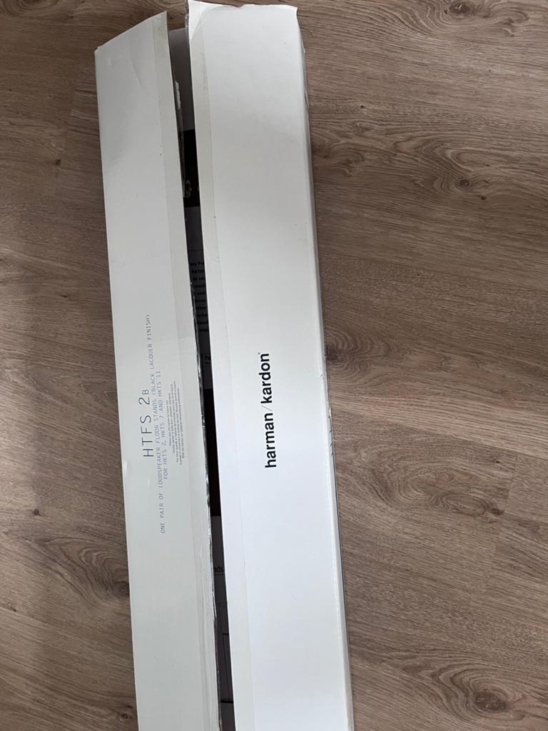 Harman Kardon HTFS 2B Speakerstandaarden (set van 2), Overige merken, Nieuw, Ophalen of Verzenden, 120 watt of meer