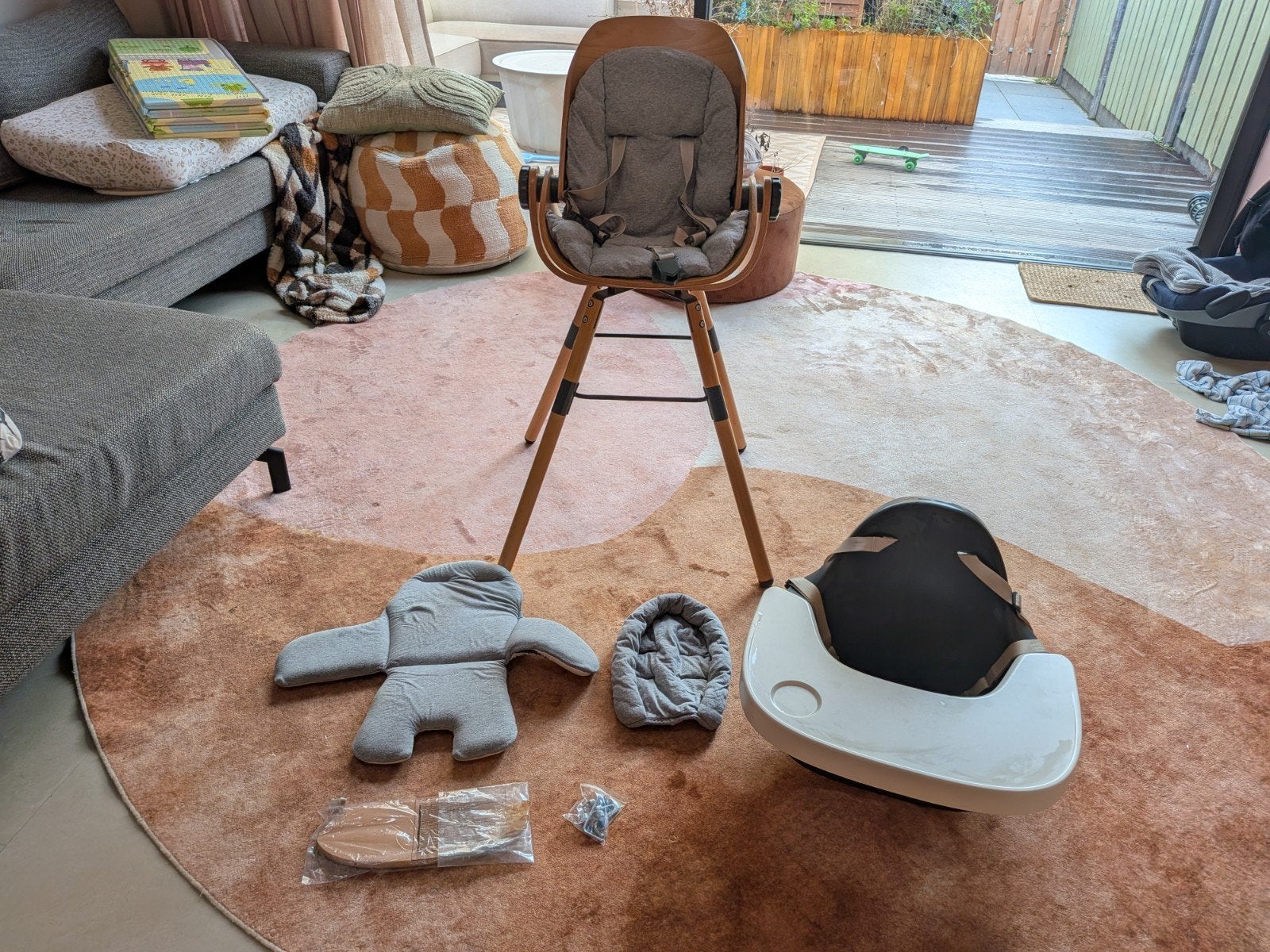 Baby stoel Childhome Evolu2 inclusief newbornseat, Ophalen, Gebruikt, Overige merken