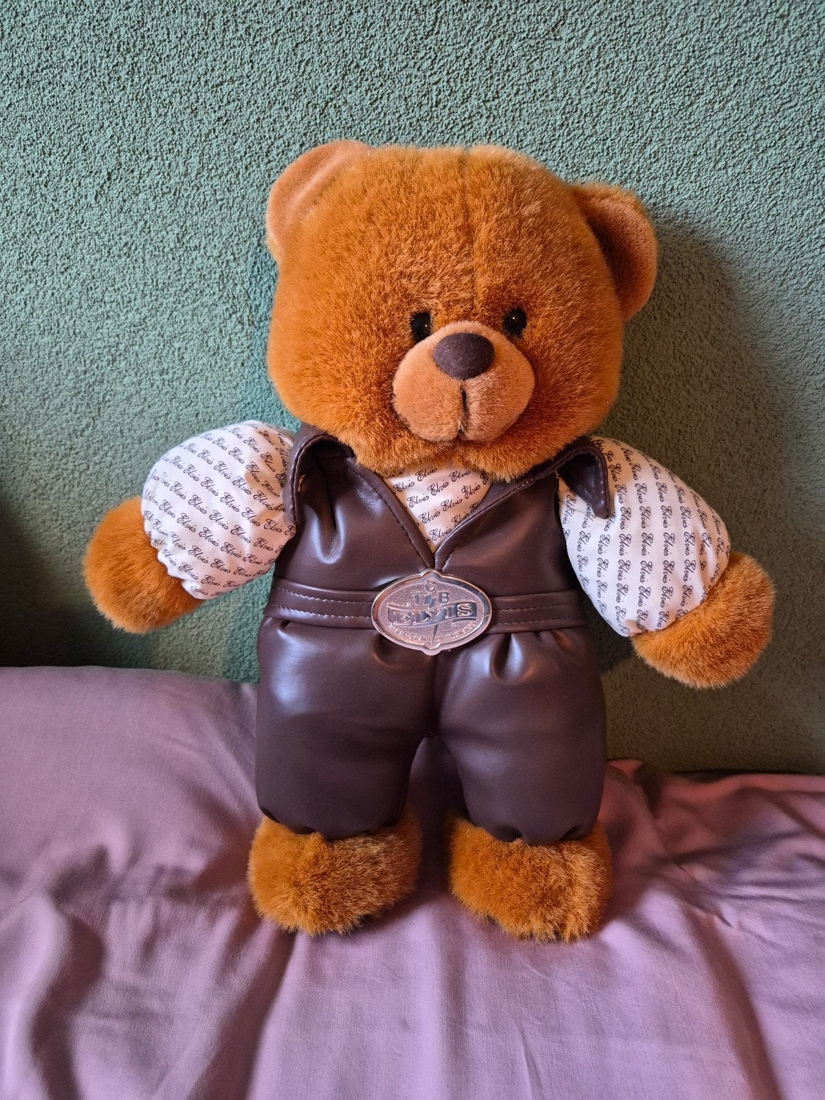 Elvis Presley Teddybeer - Uniek verzamelobject, Overige merken, Overige karakters, Beer, Ophalen of Verzenden