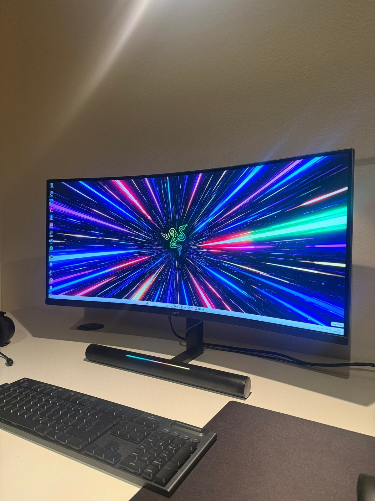 Huawei matevieuw GT34 sound edition ultrawide, Computers en Software, IPS, Zo goed als nieuw, Ultrawide, Minder dan 1 ms
