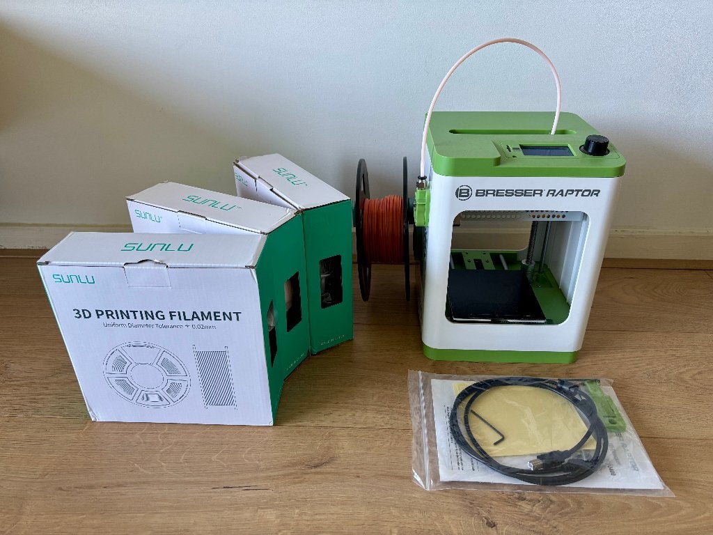 Bresser Raptor / Weedo Tina 2 met 3x Sunlu PLA, Ophalen, Zo goed als nieuw, Bresser, Filament