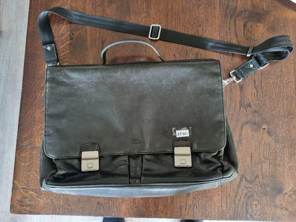 Zadeltas Aktetas Laptoptas Arpello, Gebruikt, Aktetas, Ophalen of Verzenden, Zwart