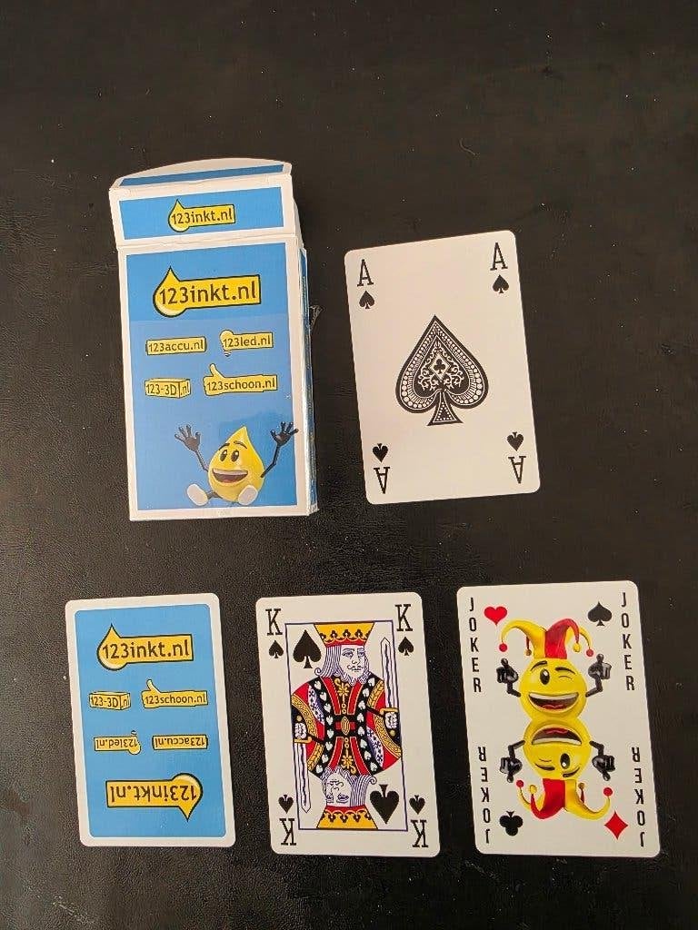 Speelkaarten 123 Inkt, Ophalen of Verzenden, Nieuw, Speelkaart(en)