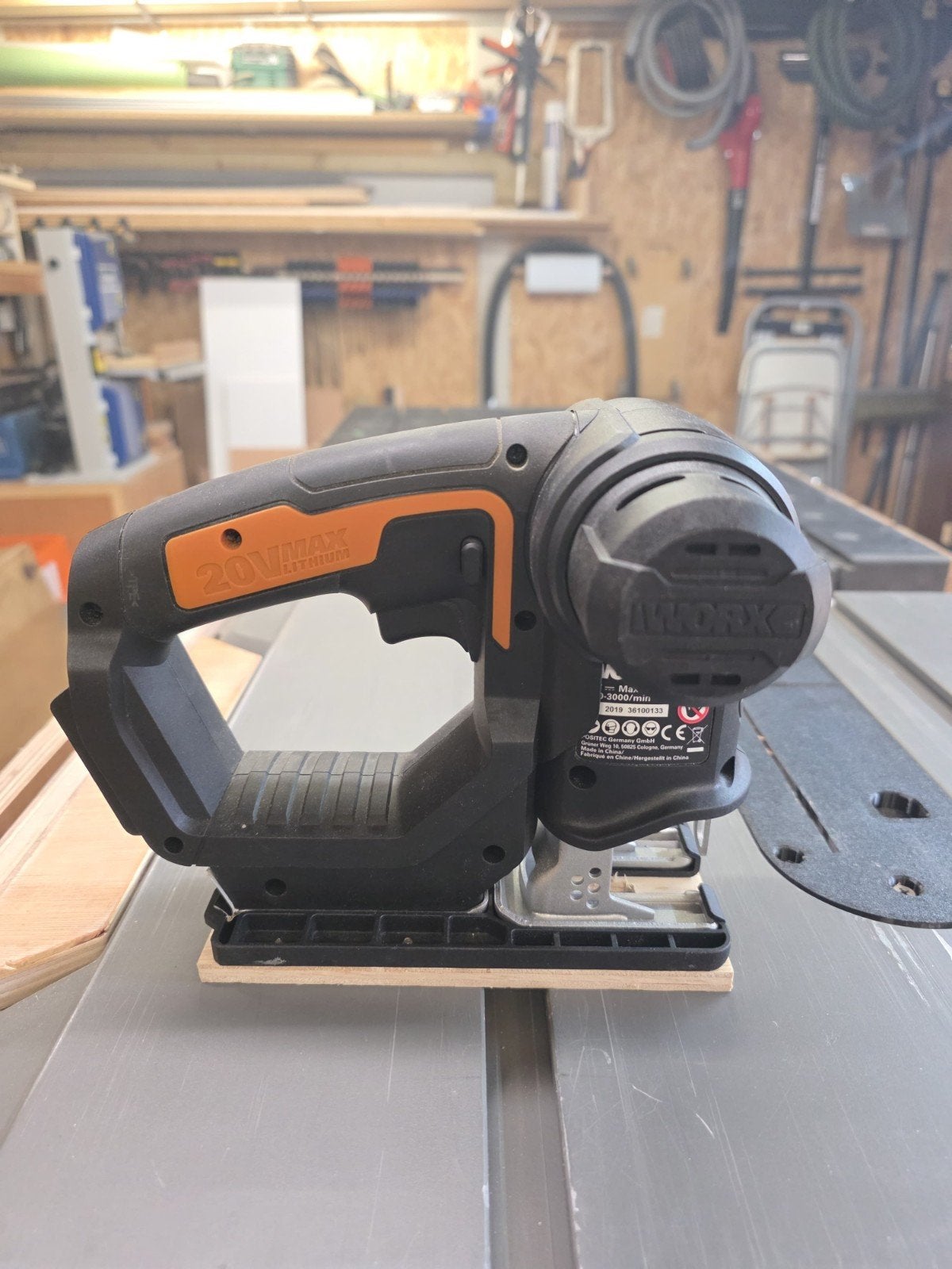Worx decoupeerzaag zonder accu en oplader, Ophalen, Zo goed als nieuw, Minder dan 600 watt, Overige typen