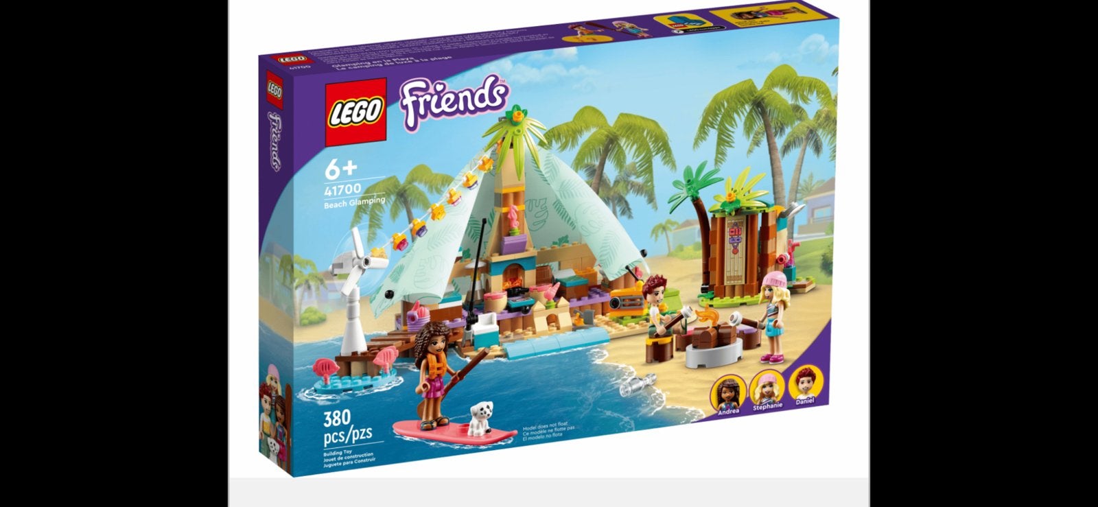 Lego Friends 41700 strand glamping, Kinderen en Baby's, Speelgoed | Duplo en Lego, Lego, Friends, Ophalen of Verzenden, Zo goed als nieuw