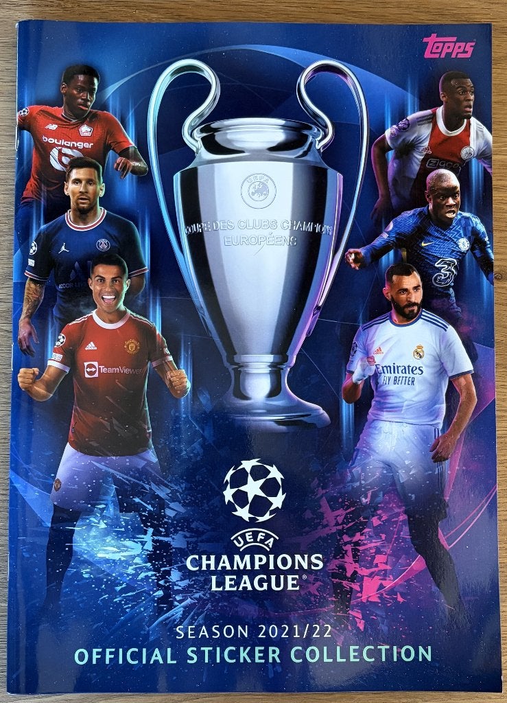 StickerAlbum Topps UEFA Champions League 2021/2022 (2021), Verzamelen, Stickers, Ophalen of Verzenden, Nieuw, Sport