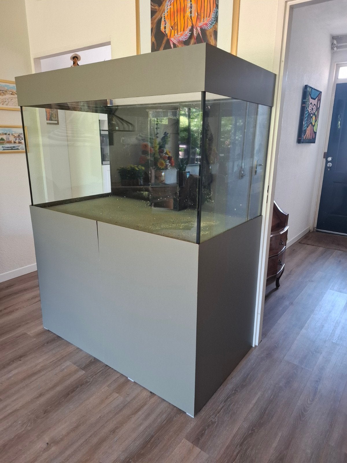 Prachtig biotoop aquarium te koop 1.30 x 70 x 70, Dieren en Toebehoren, Ophalen, Overige merken, Inclusief controller, Gevuld zoetwateraquarium