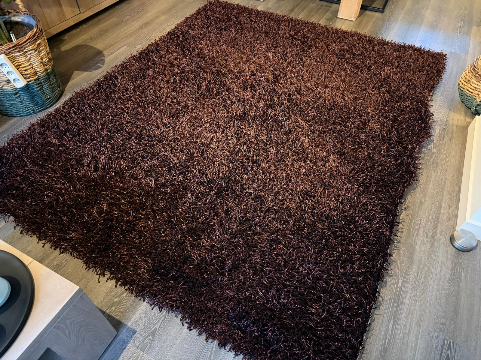 Foto 3 van Brinker Carpets Polyester Shining Shaggy Vloerkleed