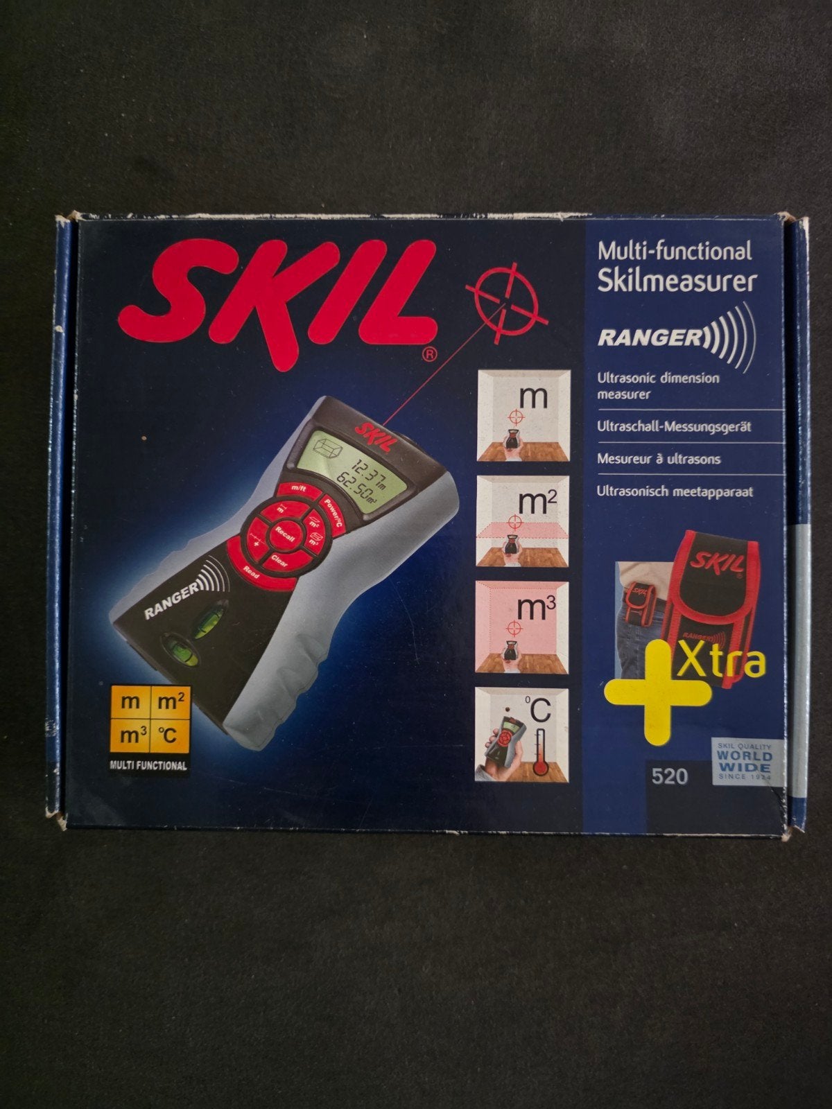 Skil Ranger 520 Multifunctionele Afstandsmeter, Doe-het-zelf en Verbouw, Ophalen of Verzenden, Zo goed als nieuw, Afstand