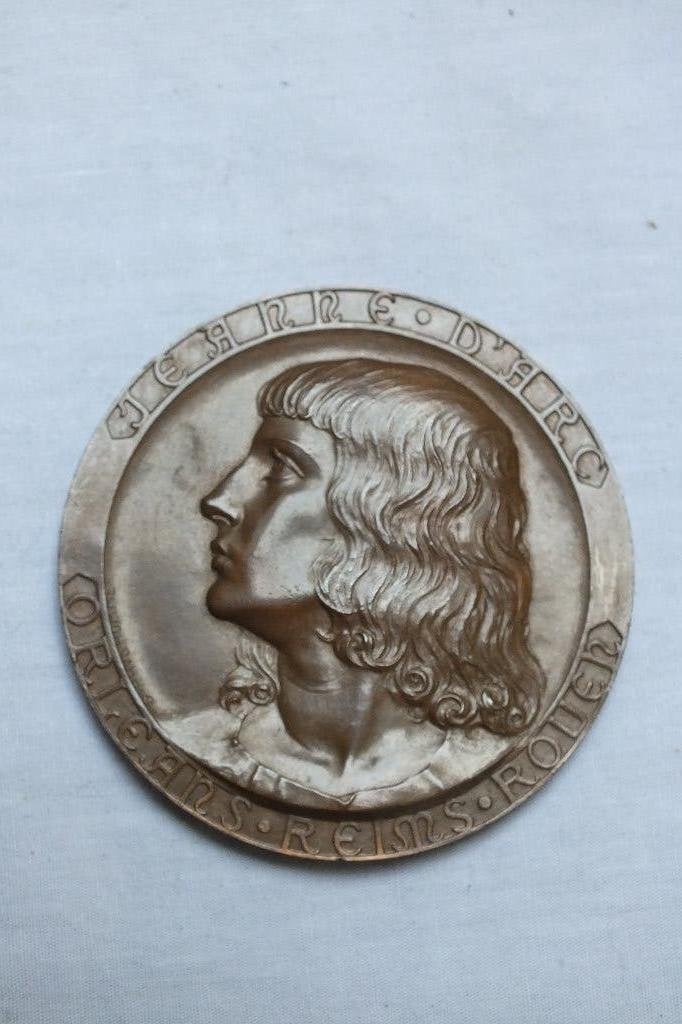 Brons Jeanne d' Arc., Antiek en Kunst, Ophalen of Verzenden, Brons
