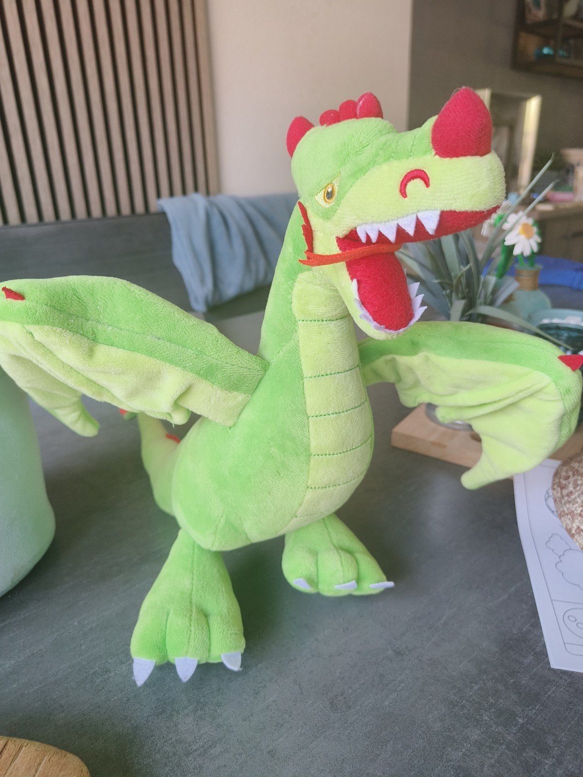 Draak knuffel Efteling, Verzamelen, Efteling, Ophalen of Verzenden, Gebruikt, Overige typen