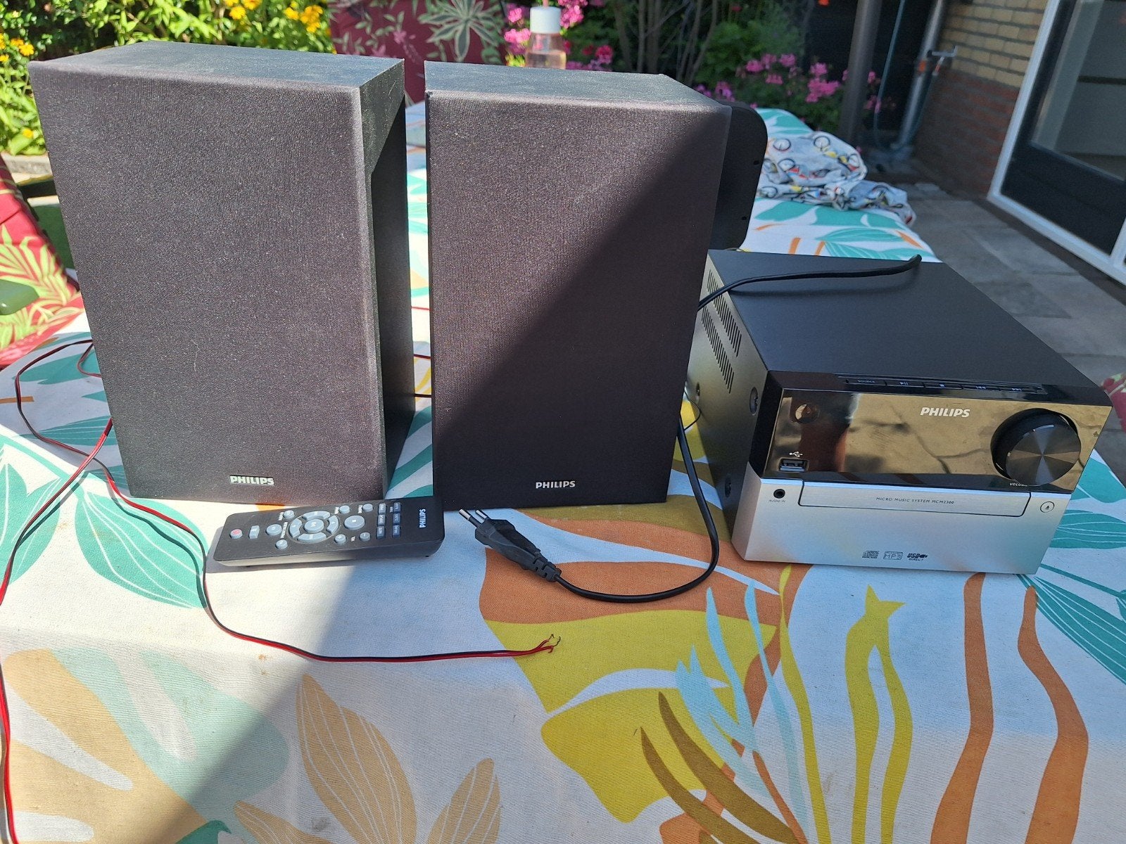 Philips MCM2300 Micro Muzieksysteem met CD, USB en Radio, Philips, Gebruikt, Microset, Tuner of Radio
