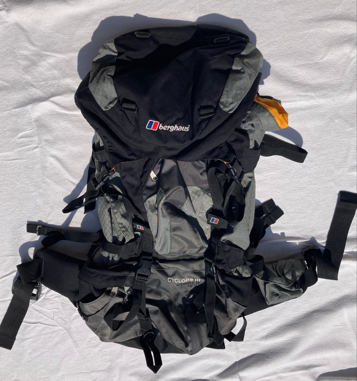Berghaus Cyclops III Amber 60+10W Trekkingrugzak, Ophalen of Verzenden, Zo goed als nieuw, Rugzak