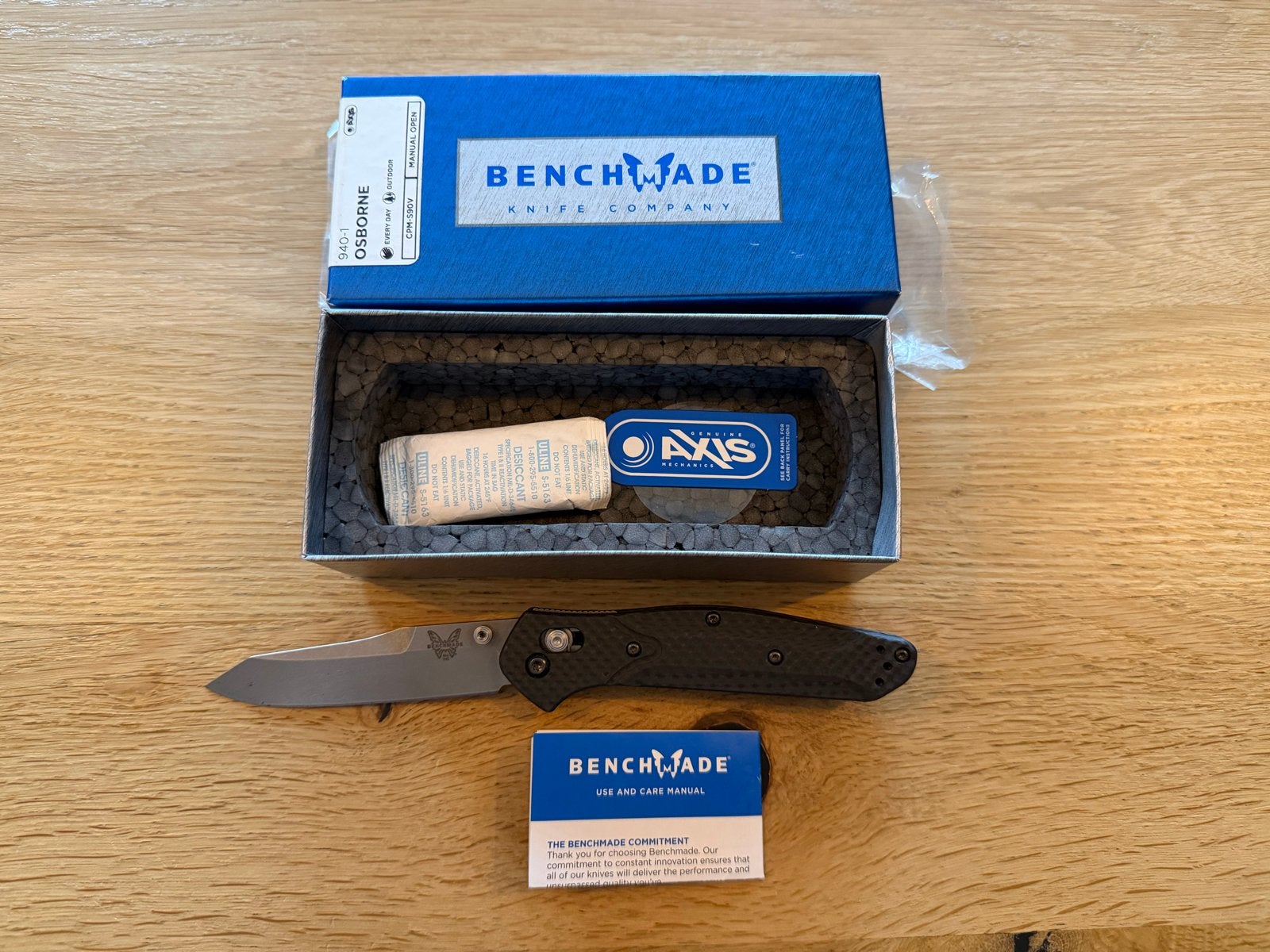 Benchmade 940-1 Osborne Zakmes - Nieuw in Doos, Ophalen of Verzenden, Nieuw