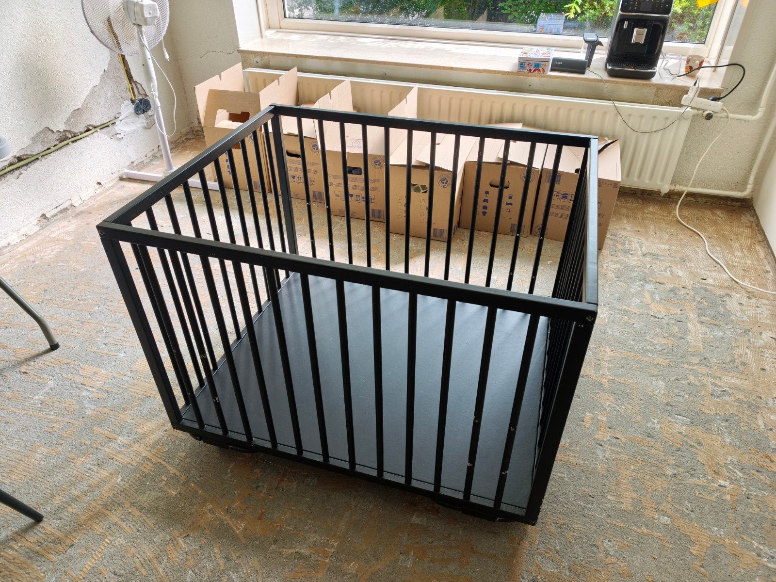 Box 100x80 gratis op te halen - vandaag weg!, Kinderen en Baby's, Boxen, Ophalen, Gebruikt, Rechthoekig, Wieltjes