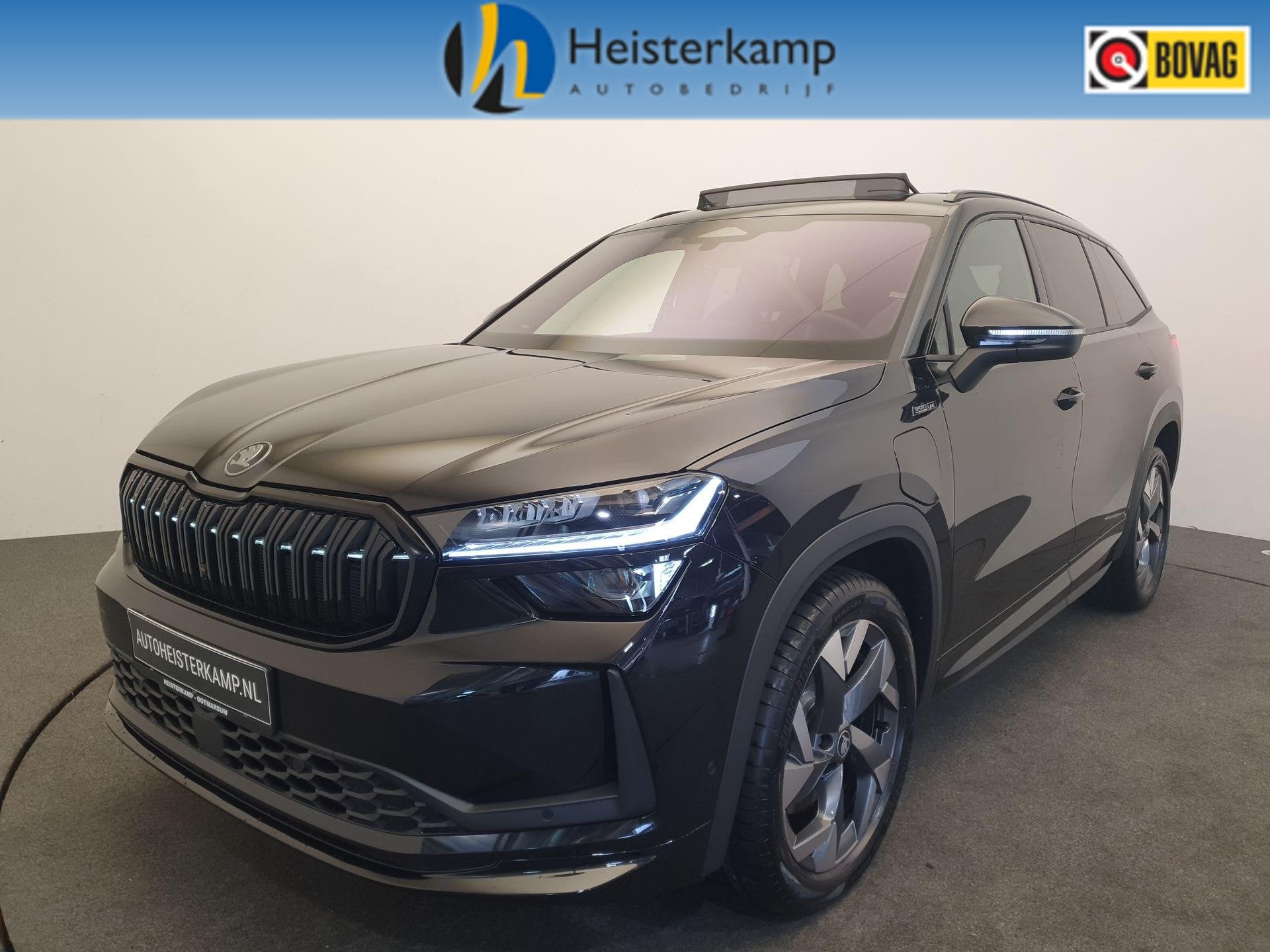 SKODA Kodiaq 1.5 TSI PHEV DSG/AUT 204pk Sportline Business P, Auto's, 12 maanden, Zwart, 4 cilinders, Bedrijf