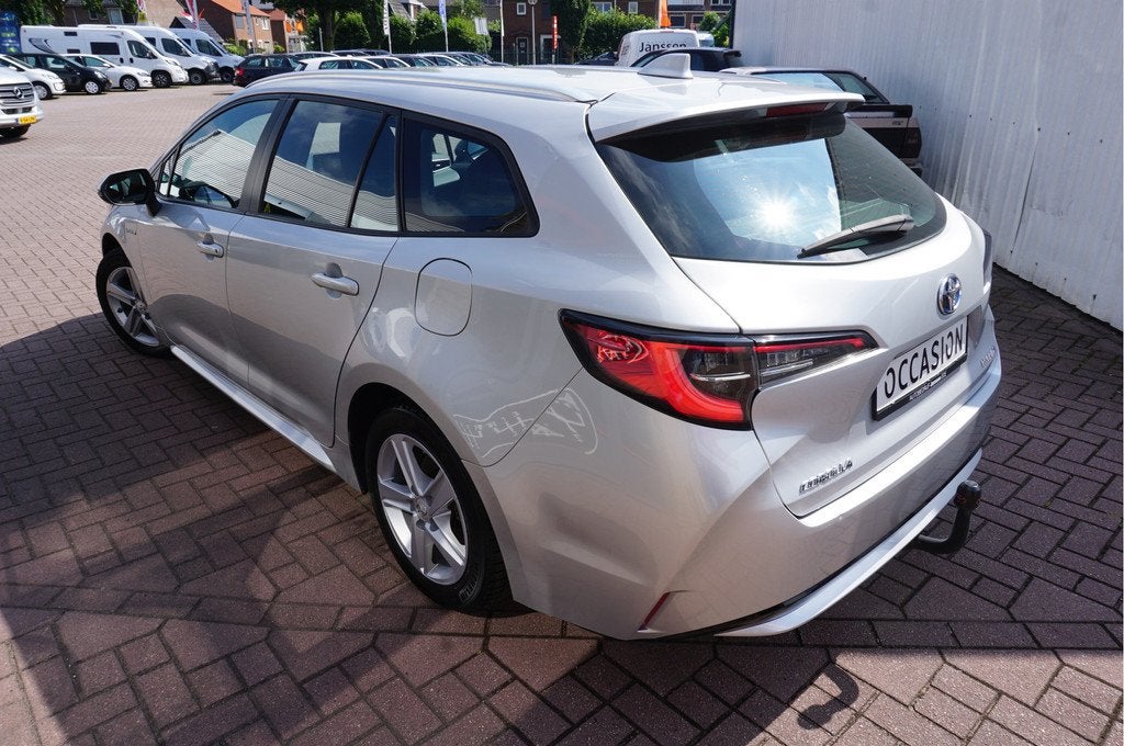 Toyota Corolla Touring Sports 1.8I Hybrid Active Automaat, 1345 kg, Stof, Gebruikt, Zwart
