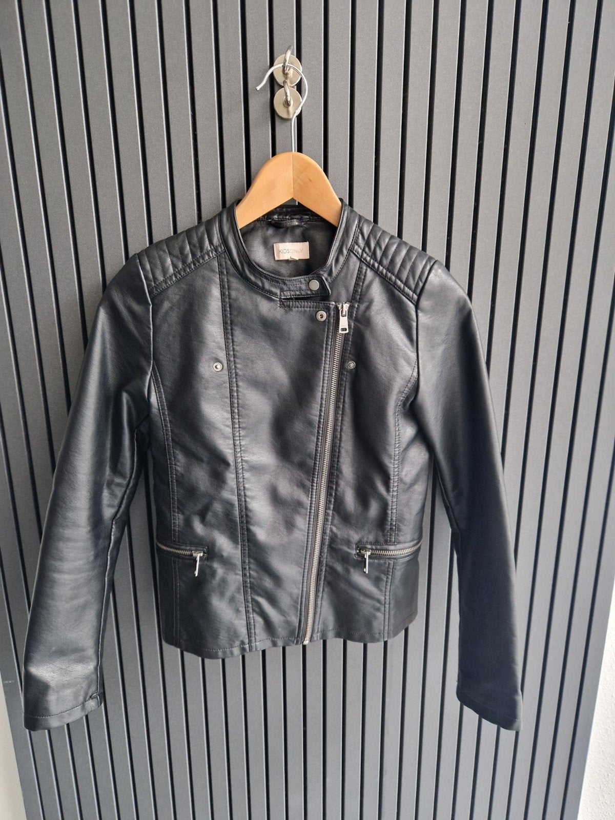 Kids Only Bikerjack Zwart Maat 158 - Zeer goede staat, Meisje, Kids Only, Ophalen of Verzenden, Zo goed als nieuw